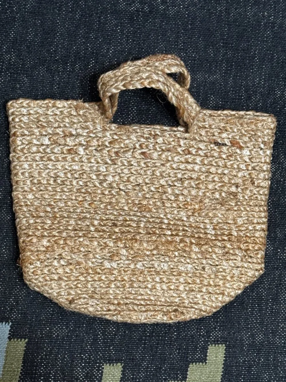 Ikea Tolkning Jute Natural Fibers Basket Tote, 705.126.48